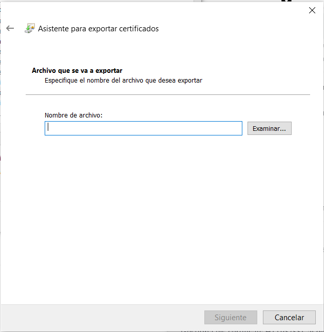 Selecione o local para onde deseja exportá-lo